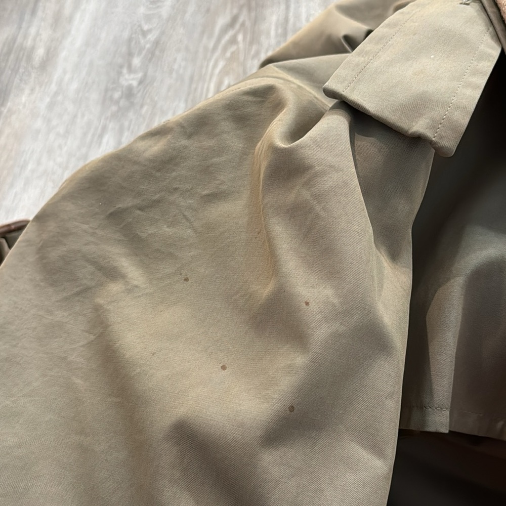 Vintage Burberrys long trench belted coat jacket removable lining - Picture 11 of 14